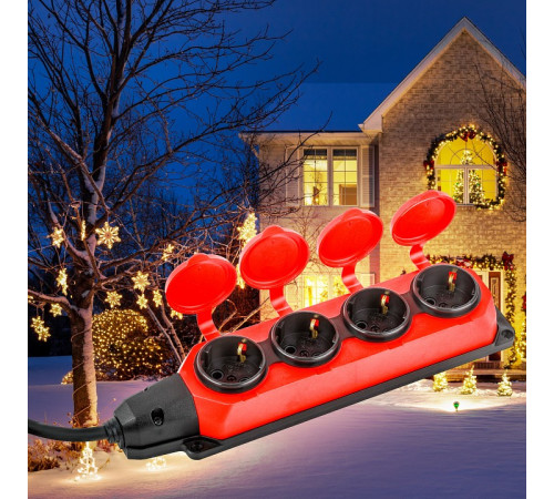 Удлинитель Эра UK-4e-3x1,5-40m-IP44(KG)