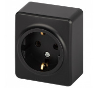 Розетка с заземлением и со шторкой Эра Эра Эксперт 11-2203-05