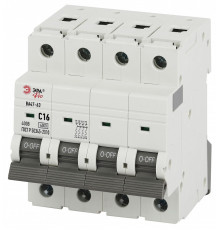 Автоматический выключатель 4P Эра ВА47-63 VA63-4P16C6