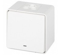 Выключатель одноклавишный с подсветкой Эра Эра Эксперт 11-1502-01