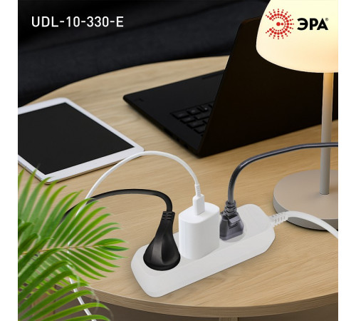 Удлинитель Эра UDL-10-330-E