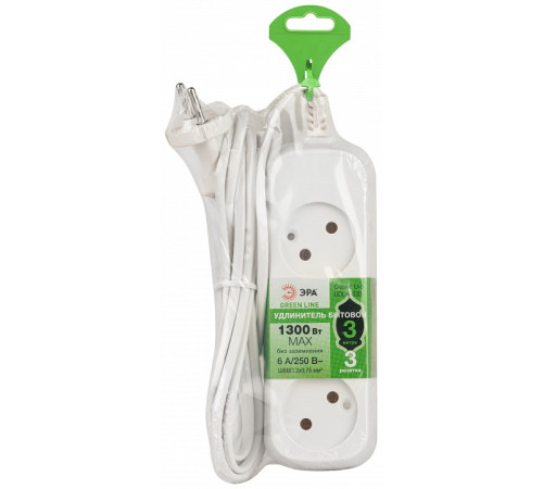 Удлинитель Эра UDL-6-330