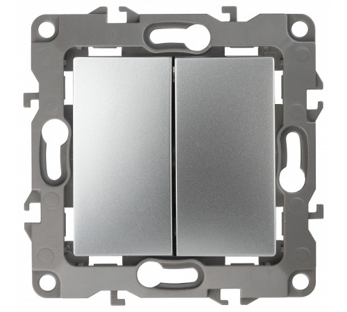 Переключатель перекрестный двухклавишный без рамки Эра Эра 12 12-1112-03