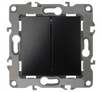 Переключатель перекрестный двухклавишный без рамки Эра Эра 12 12-1112-05