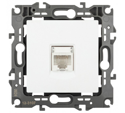 Розетка Ethernet RJ-45 без рамки Эра Эра 12 12-3107-01М