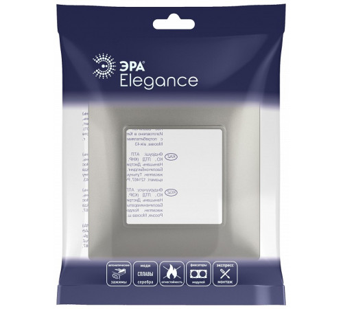 Рамка на 1 пост Эра Эра Elegance 14-5001-16