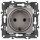 Розетка с заземлением, без рамки Эра Эра Elegance 14-2101-16