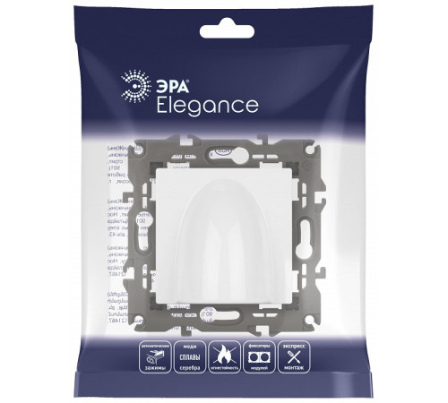 Розетка для вывод кабеля без рамки Эра Эра Elegance 14-6003-01М