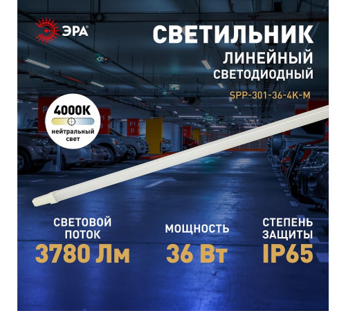 Накладной светильник Эра SPP-301-36-4K-M