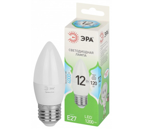 Лампа светодиодная Эра Green Line LED B35-12W-840-E27 GL