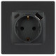 Розетка с заземлением и со шторкой и 2хUSB, без рамки Эра Эра 12 12-4108-12