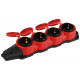 Колодка Эра KX-4e-RED-IP44