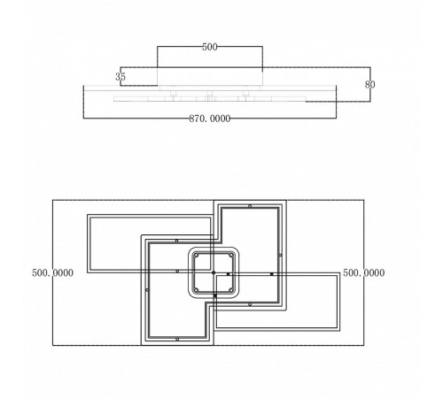Потолочная люстра Escada 10216/S LED