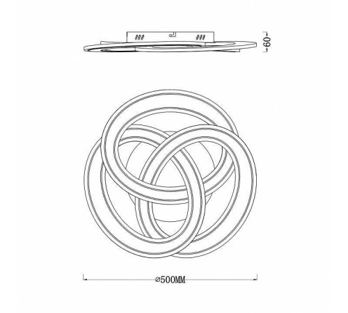 Потолочная люстра Escada Quant 10243/3LED
