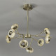 Люстра на штанге Escada Gravity 10252/8LED Brass