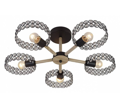 Люстра на штанге Escada Banjo 679/5P Black