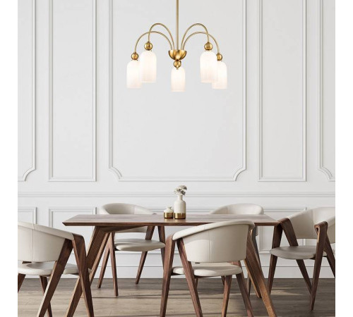 Люстра на штанге Escada Ode 686/5PL Copper