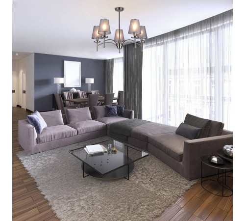 Люстра на штанге Escada Faith 694/5PL Nickel