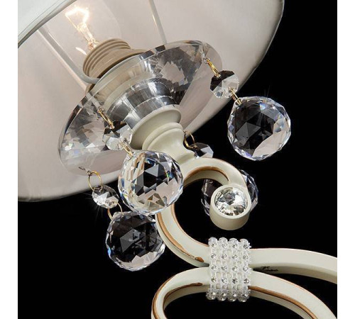 Настольная лампа декоративная Eurosvet Ivin 12075/1T белый Strotskis настольная лампа