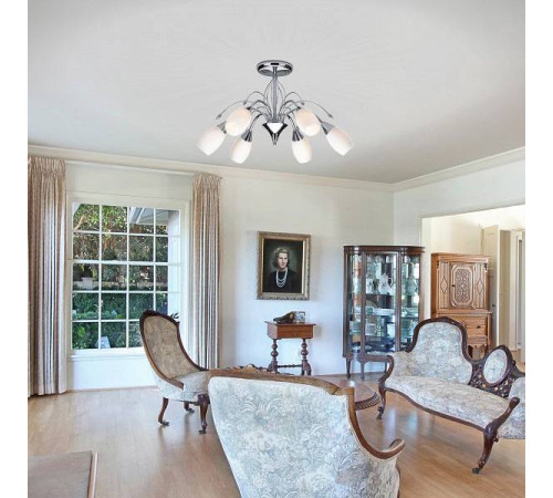 Люстра на штанге Eurosvet Ginevra 22080/6 хром