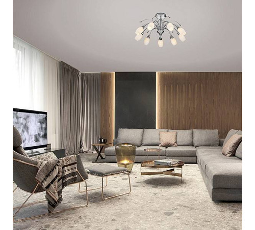 Люстра на штанге Eurosvet Ginevra 22080/9 хром