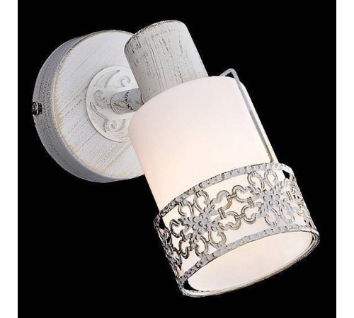 Спот Eurosvet Silvia 20025/1 белый с золотом