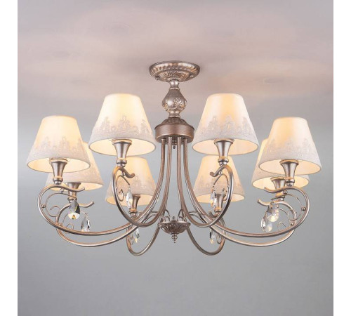 Люстра на штанге Eurosvet Incanto 60069/8 серебро