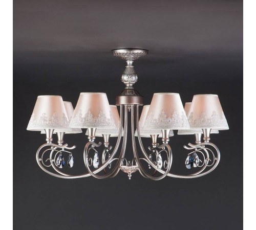 Люстра на штанге Eurosvet Incanto 60069/8 серебро