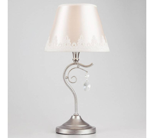 Настольная лампа декоративная Eurosvet Incanto 01022/1 серебро
