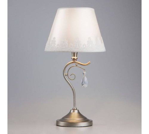 Настольная лампа декоративная Eurosvet Incanto 01022/1 серебро