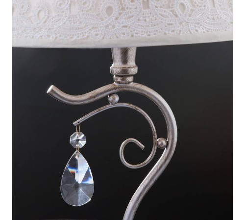 Настольная лампа декоративная Eurosvet Incanto 01022/1 серебро