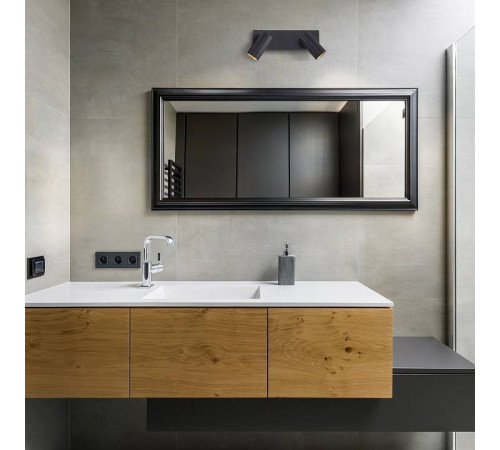 Бра Eurosvet Fleur 20066/2 LED черный/золото