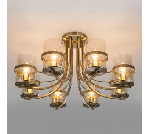 Потолочная люстра Eurosvet Coppa 60085/8 античная бронза