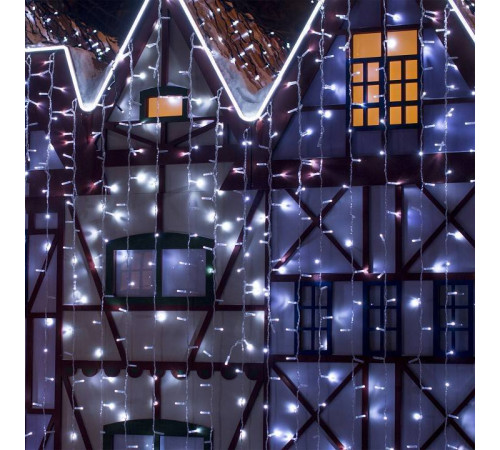 Занавес световой Eurosvet 200-101 200-101 белый с эффектом мерцания