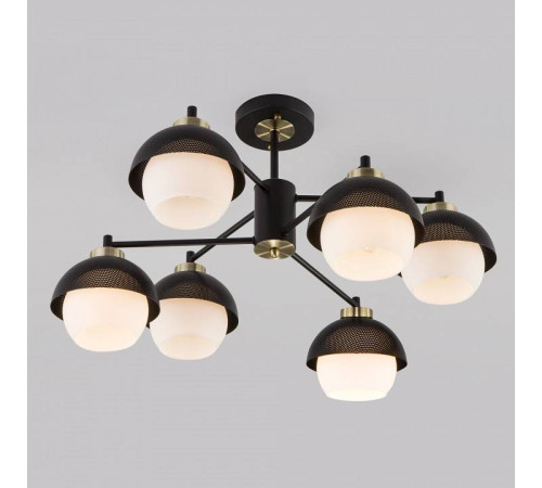 Люстра на штанге Eurosvet Nocciola 70106/6 черный