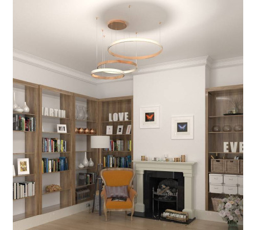 Подвесной светильник Eurosvet Posh 90175/3 медный 100W