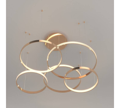 Подвесной светильник Eurosvet Posh 90175/5 медный 160 Вт 90175/5 медный 160W