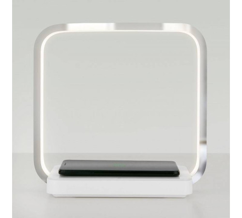 Настольная лампа офисная Eurosvet Frame хром 80502/1