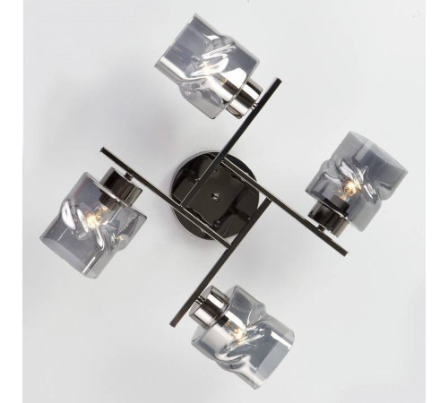 Потолочная люстра Eurosvet Hilari 30165/4 черный жемчуг