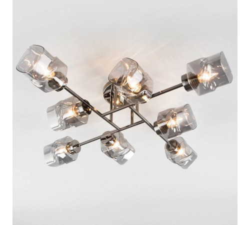 Потолочная люстра Eurosvet Hilari 30165/8 черный жемчуг