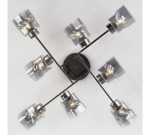 Потолочная люстра Eurosvet Hilari 30165/8 черный жемчуг