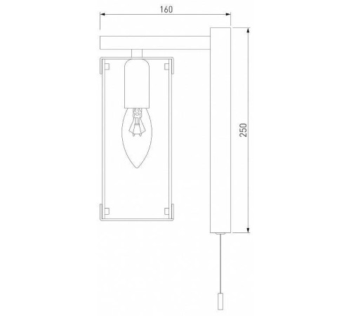 Бра Eurosvet Aragon 60116/1 черный 60116/1
