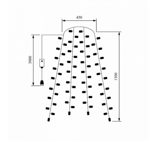 Занавес световой Eurosvet 200-003 200-003