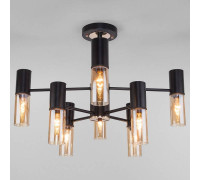 Люстра на штанге Eurosvet Tesoro 70125/8 черный 70125/8