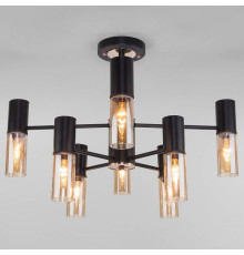 Люстра на штанге Eurosvet Tesoro 70125/8 черный 70125/8