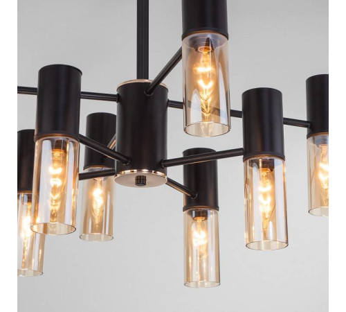 Люстра на штанге Eurosvet Tesoro 70125/8 черный 70125/8