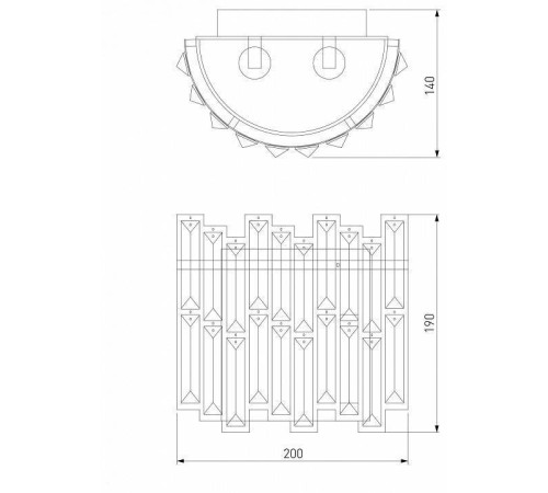 Бра Bogate's Zolletta 339/2 Strotskis (313/2)