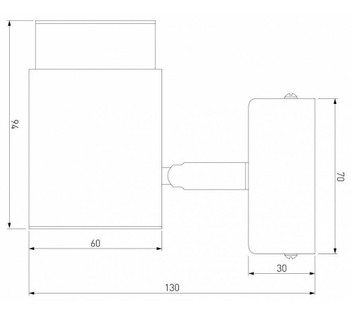 Бра Eurosvet Morgan 20124/1 белый