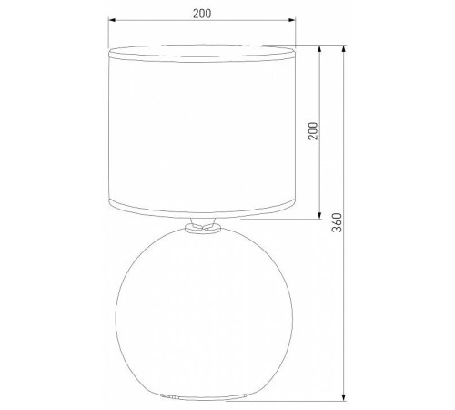 Настольная лампа декоративная TK Lighting Palla 5068 Palla