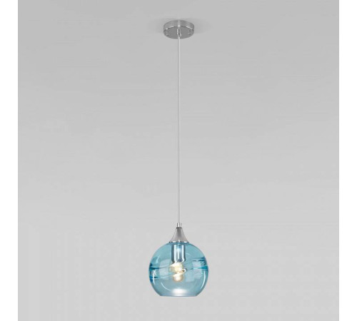 Подвесной светильник Eurosvet Lotus 50221/1 голубой